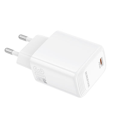 Incarcator Retea Borofone BN28 Fuente, 30W, 3A, 1 x USB-C, Alb