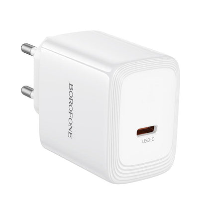 Incarcator Retea Borofone BN33 Fuente, 40W, 1 x USB-C, Alb
