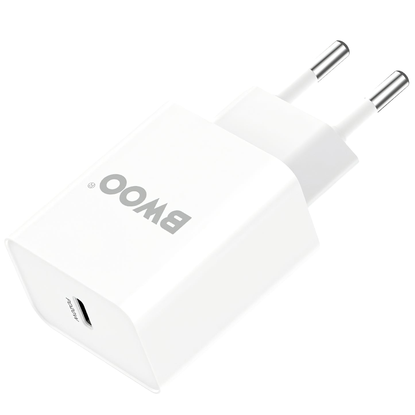 Incarcator Retea BWOO BO-CDA119, 20W, 4A, 1 x USB-C, Alb