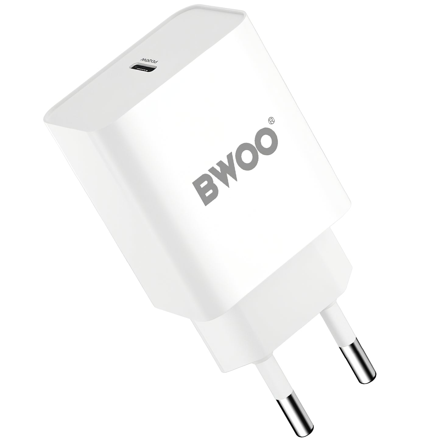 Incarcator Retea BWOO BO-CDA119, 20W, 4A, 1 x USB-C, Alb