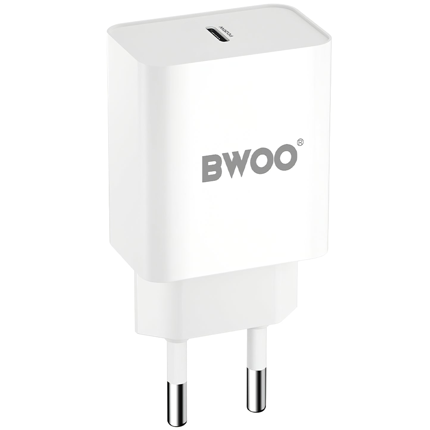 Incarcator Retea BWOO BO-CDA119, 20W, 4A, 1 x USB-C, Alb