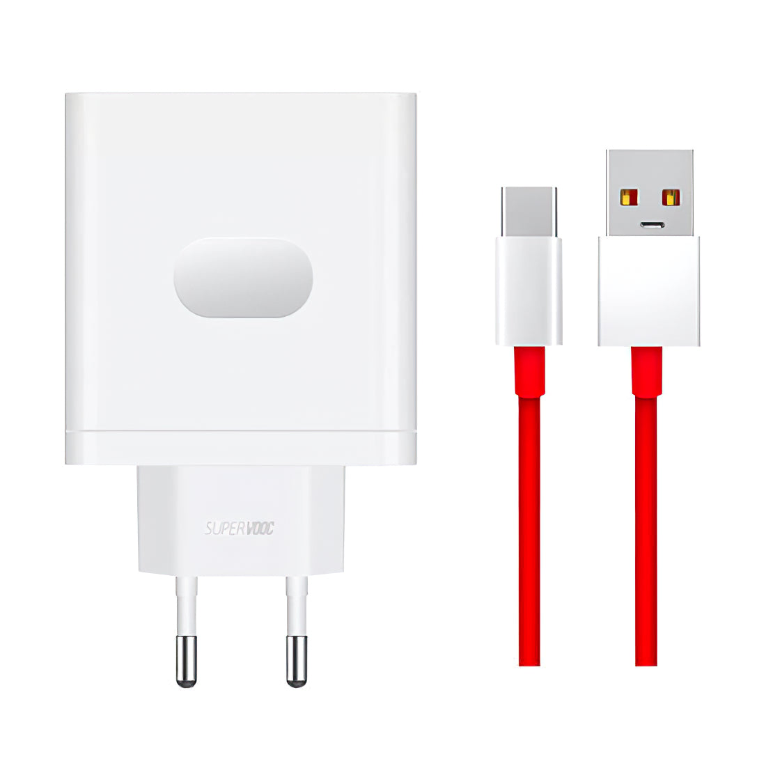 Incarcator Retea Cu Cablu USB-C OnePlus VCBA0BEH, 100W, 9.1A, 1 x USB-A, Alb 5461100521