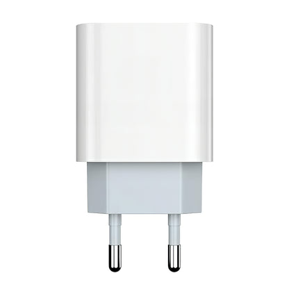 Incarcator Retea Cu Cablu USB-C Prestico F8S, 20W, 3A, 1 x USB-C, Alb
