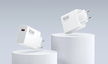 Incarcator Retea Cu Cablu USB-C Xiaomi, 90W, 6.1A, 1 x USB-A, Alb