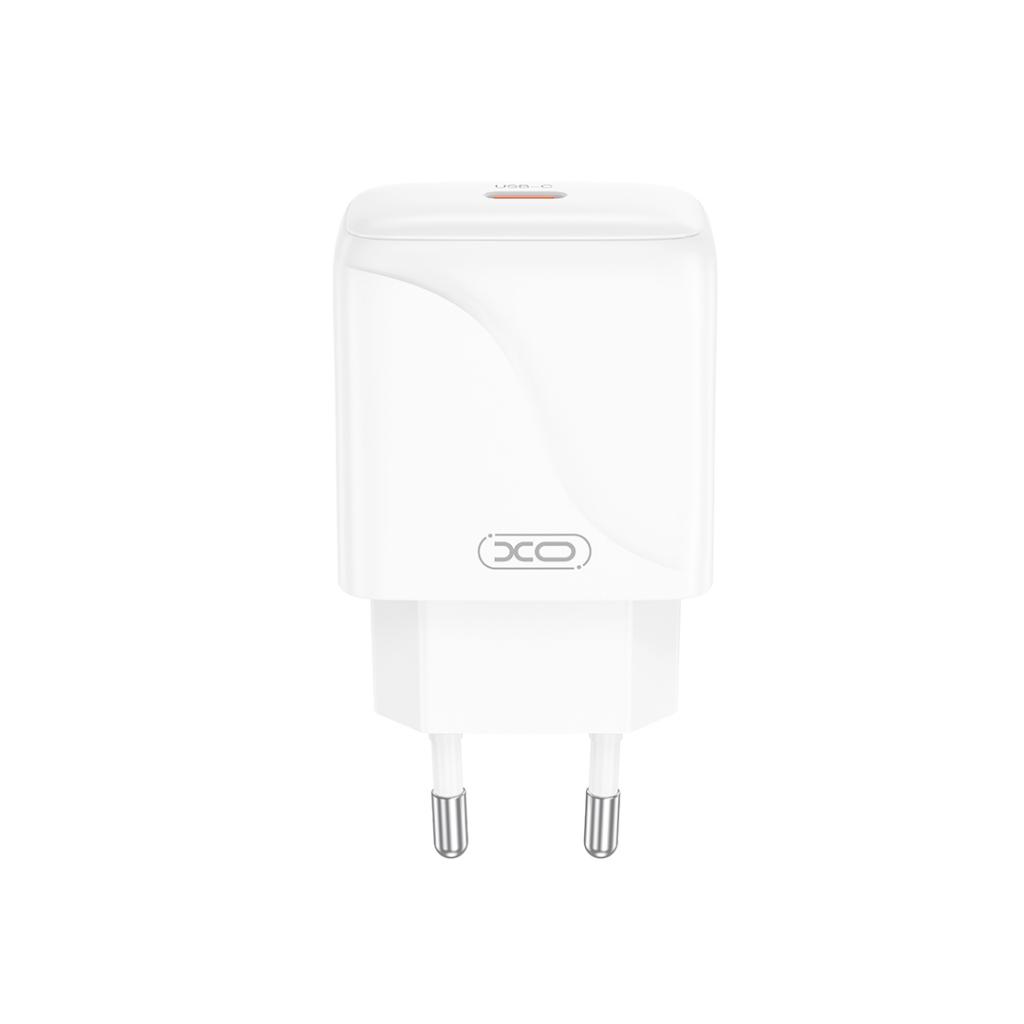 Incarcator Retea Cu Cablu USB-C XO Design L141, 20W, 3A, 1 x USB-C, Alb