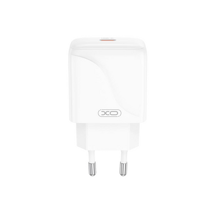 Incarcator Retea Cu Cablu USB-C XO Design L141, 20W, 3A, 1 x USB-C, Alb