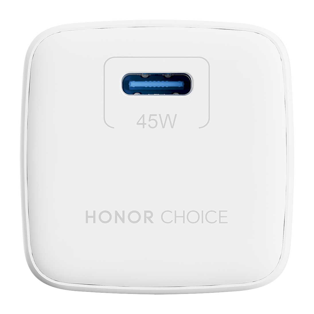 Incarcator Retea Cu Cablu USB-C Honor Choice CP045E, 45W, 3A, 1 x USB-C, Alb 5504ALHP