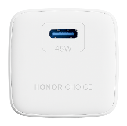 Incarcator Retea Cu Cablu USB-C Honor Choice CP045E, 45W, 3A, 1 x USB-C, Alb 5504ALHP