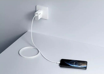Incarcator Retea Cu Cablu USB-C Xiaomi, 90W, 6.1A, 1 x USB-A, Alb