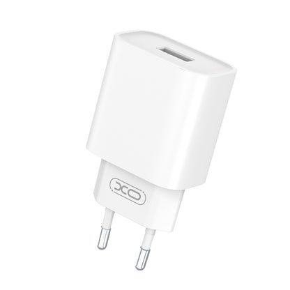 Incarcator Retea Cu Cablu USB-C XO Design CE02D, 18W, 3A, 1 x USB-A, Alb