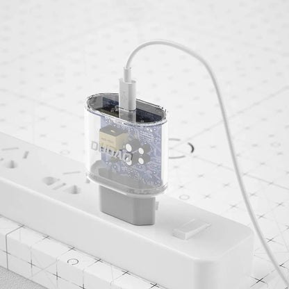 Incarcator Retea Cu Cablu USB-C Dudao A14EUC, 20W, 3A, 1 x USB-C, Negru