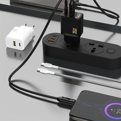 Incarcator Retea Cu Cablu USB-C Dudao A27 Max, 35W, 1 x USB-A - 1 x USB-C, Negru