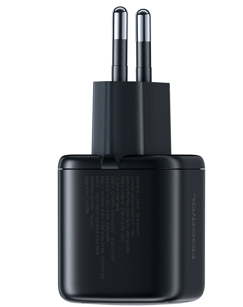 Incarcator Retea Cu Cablu USB-C Joyroom JR-TG7, 33W, 3A, 1 x USB-A - 1 x USB-C, Negru
