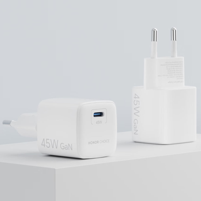 Incarcator Retea Cu Cablu USB-C Honor Choice CP045E, 45W, 3A, 1 x USB-C, Alb 5504ALHP