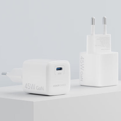 Incarcator Retea Cu Cablu USB-C Honor Choice CP045E, 45W, 3A, 1 x USB-C, Alb 5504ALHP