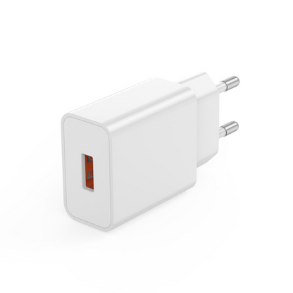 Incarcator Retea Cu Cablu USB-C XO Design L127, 18W, 3A, 1 x USB-A, Alb