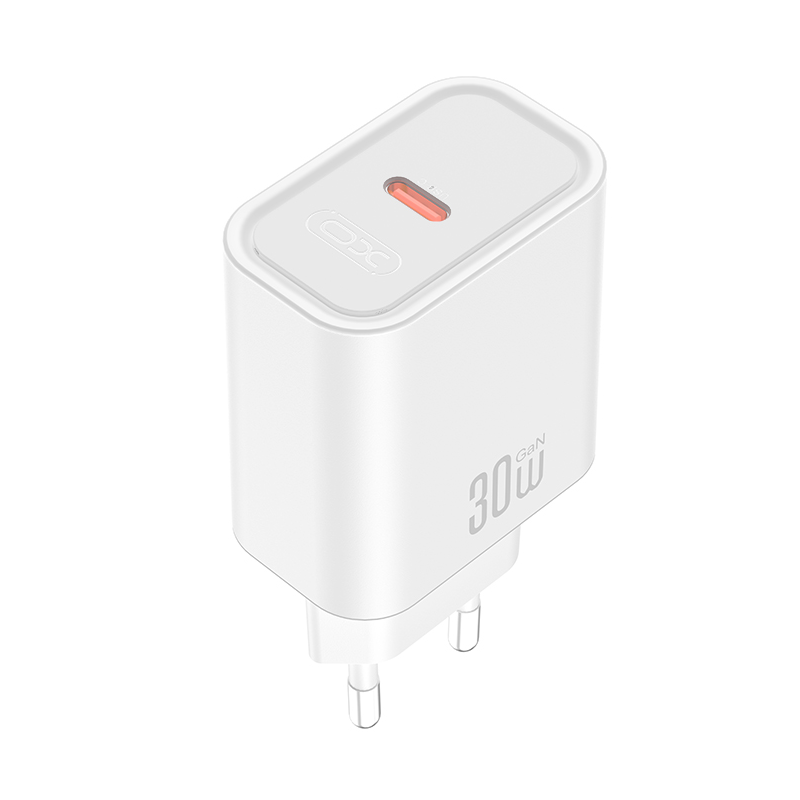 Incarcator Retea Cu Cablu USB-C XO Design CE41, 30W, 3A, 1 x USB-C, Alb