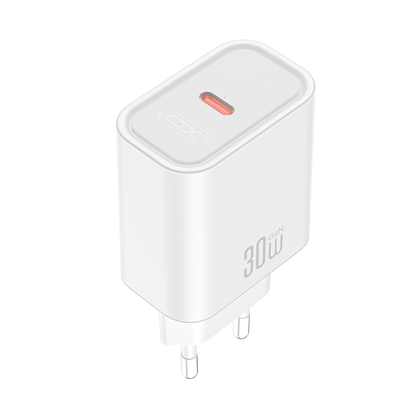 Incarcator Retea Cu Cablu USB-C XO Design CE41, 30W, 3A, 1 x USB-C, Alb