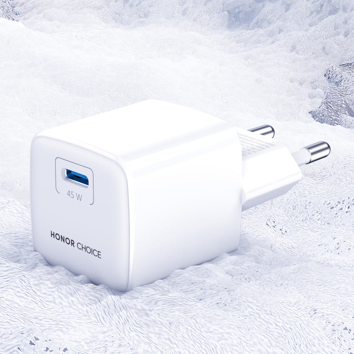 Incarcator Retea Cu Cablu USB-C Honor Choice CP045E, 45W, 3A, 1 x USB-C, Alb 5504ALHP