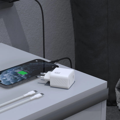 Incarcator Retea Cu Cablu USB-C Dudao A28C, 45W, 3A, 1 x USB-C, Negru