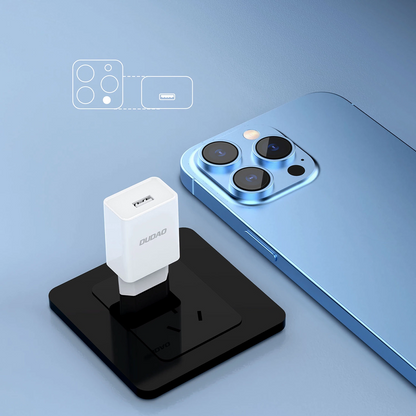 Incarcator Retea Cu Cablu USB-C Dudao A4EU, 10W, 2.1A, 1 x USB-A, Alb