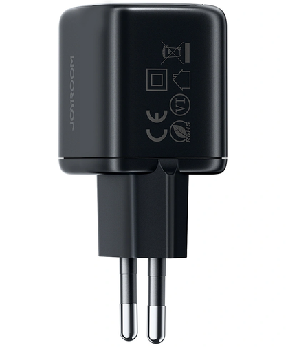 Incarcator Retea Cu Cablu Lightning Joyroom JR-TG7, 33W, 3A, 1 x USB-A - 1 x USB-C, Negru