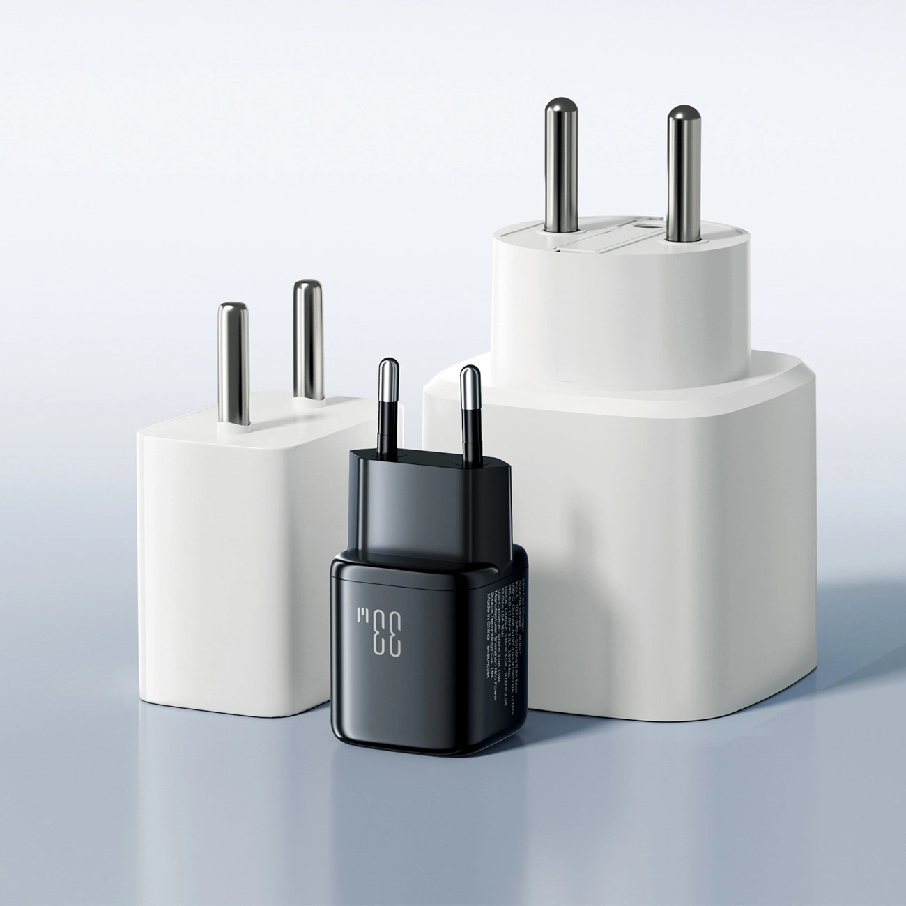 Incarcator Retea Cu Cablu Lightning Joyroom JR-TG7, 33W, 3A, 1 x USB-A - 1 x USB-C, Negru