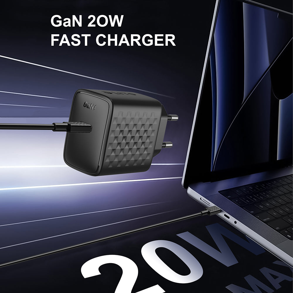 Incarcator Retea Cu Cablu Lightning Lito LC13L, 20W, 3A, 1 x USB-C, Negru