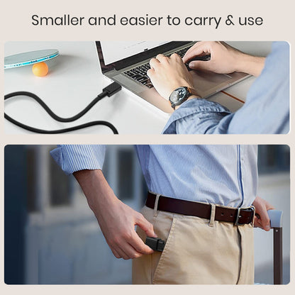 Incarcator Retea Cu Cablu Lightning Lito LC15L, 20W, 3A, 1 x USB-A - 1 x USB-C, Negru