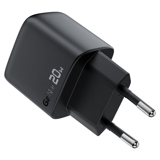 Incarcator Retea Cu Cablu USB-C Acefast A113 Display, 20W, 3A, 1 x USB-C, Negru