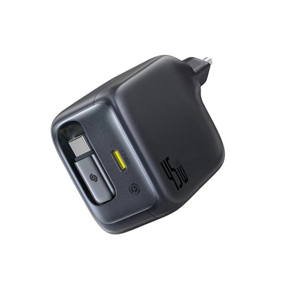 Incarcator Retea Cu Cablu USB-C Baseus EnerCore CJ11, 45W, 3A, 1 x USB-C, Negru Z0004800