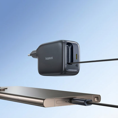 Incarcator Retea Cu Cablu USB-C Baseus EnerCore CJ11, 45W, 3A, 1 x USB-C, Negru Z0004800