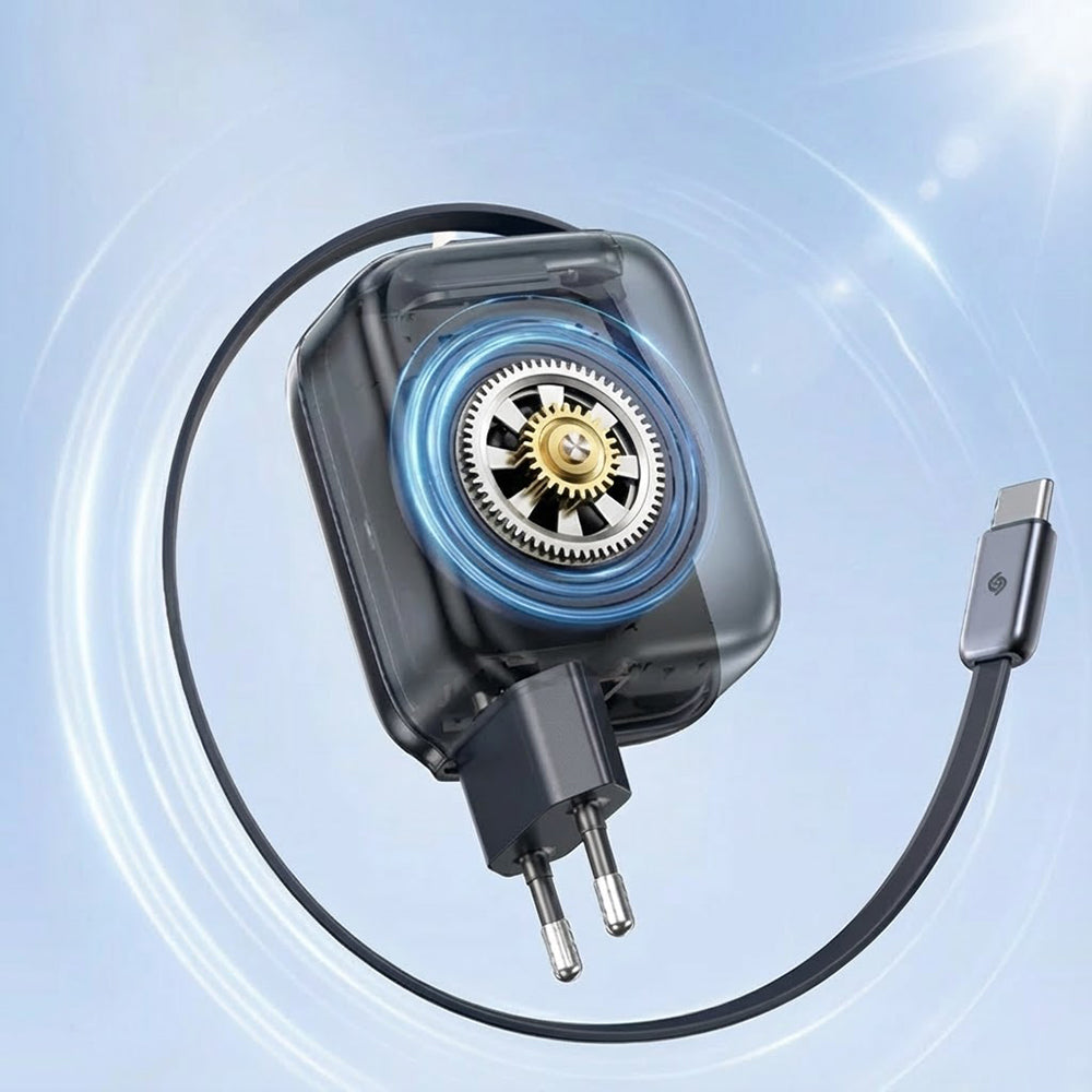 Incarcator Retea Cu Cablu USB-C Baseus EnerCore CJ11, 45W, 3A, 1 x USB-C, Negru Z0004800