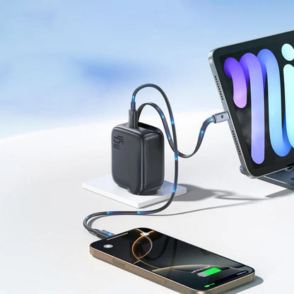 Incarcator Retea Cu Cablu USB-C Baseus EnerCore CJ11, 45W, 3A, 1 x USB-C, Negru Z0004800