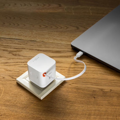 Incarcator Retea Cu Cablu USB-C Fixed, 65W, 3.25A, 1 x USB-C, Negru