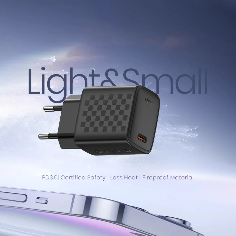 Incarcator Retea Cu Cablu USB-C Lito LC17T, 30W, 3A, 1 x USB-C, Negru