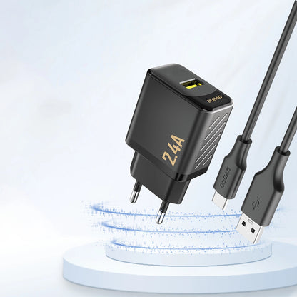 Incarcator Retea Dudao A23, 12W, 2.4A, 1 x USB-A, Negru