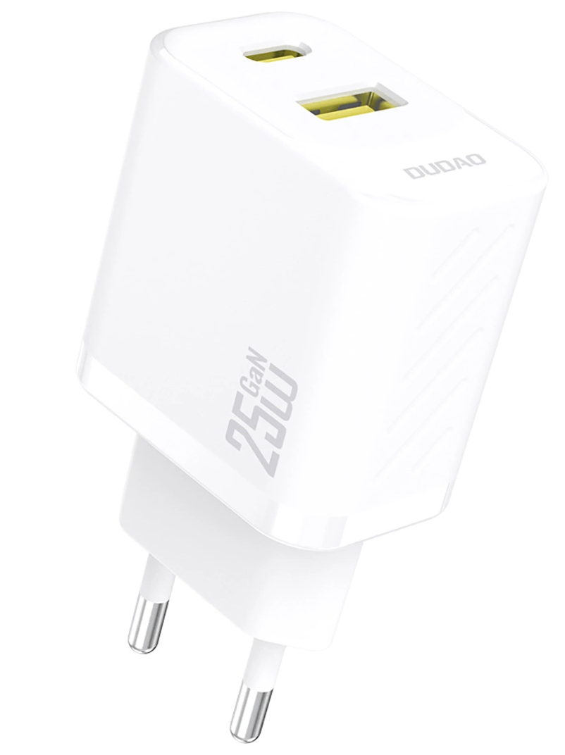 Incarcator Retea Dudao A26T, 25W, 3A, 1 x USB-A - 1 x USB-C, Alb