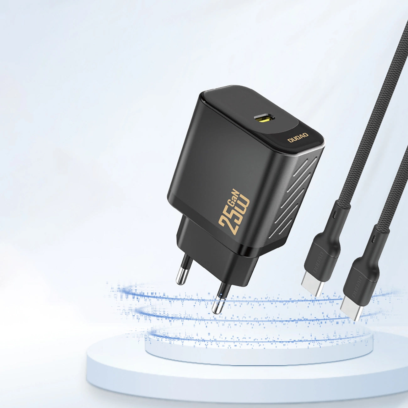 Incarcator Retea Dudao A27, 25W, 3A, 1 x USB-C, Negru