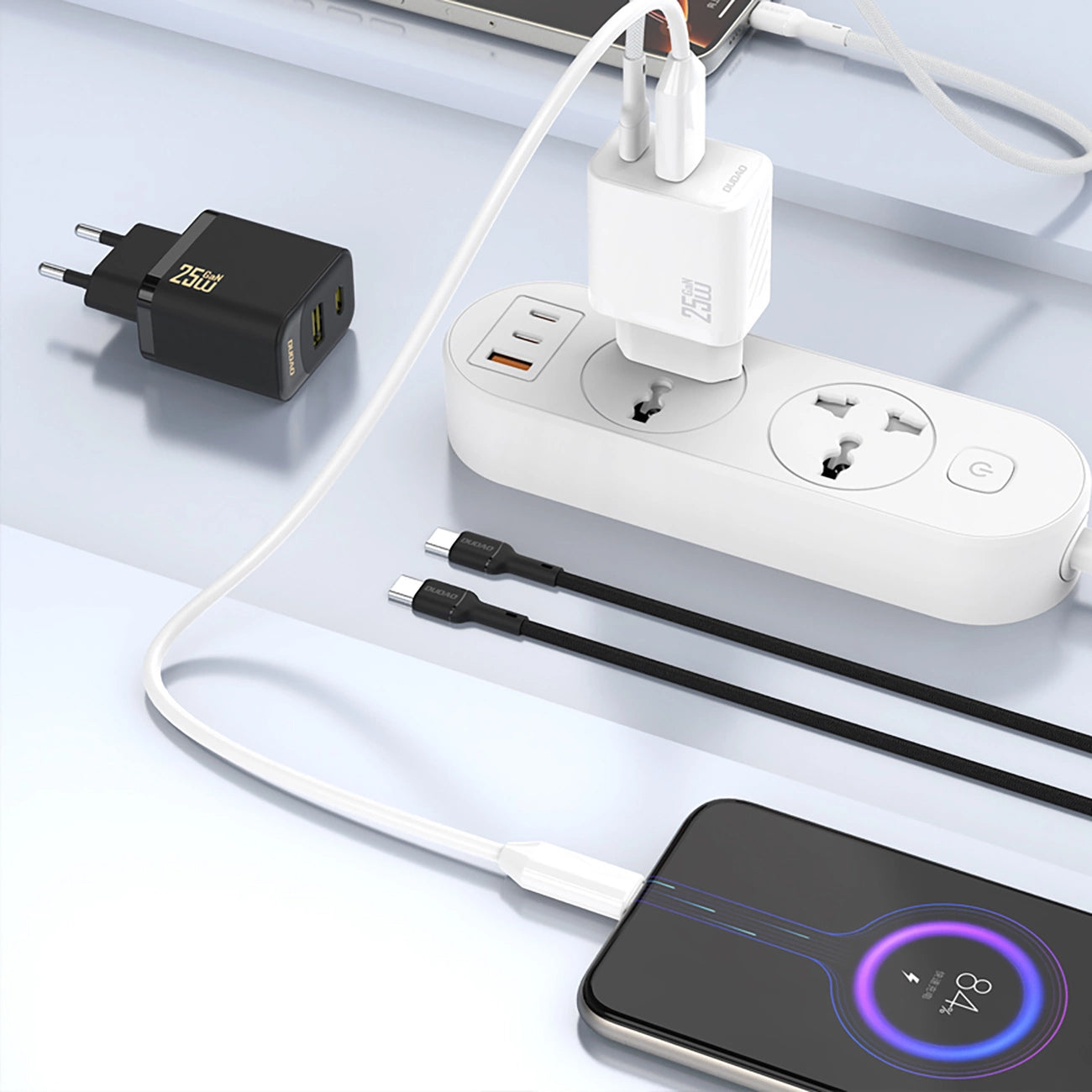 Incarcator Retea Dudao A27, 25W, 3A, 1 x USB-C, Negru