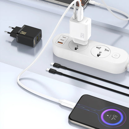 Incarcator Retea Dudao A27, 25W, 3A, 1 x USB-C, Negru