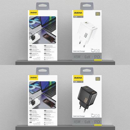 Incarcator Retea Dudao A28, 45W, 3A, 1 x USB-C, Negru
