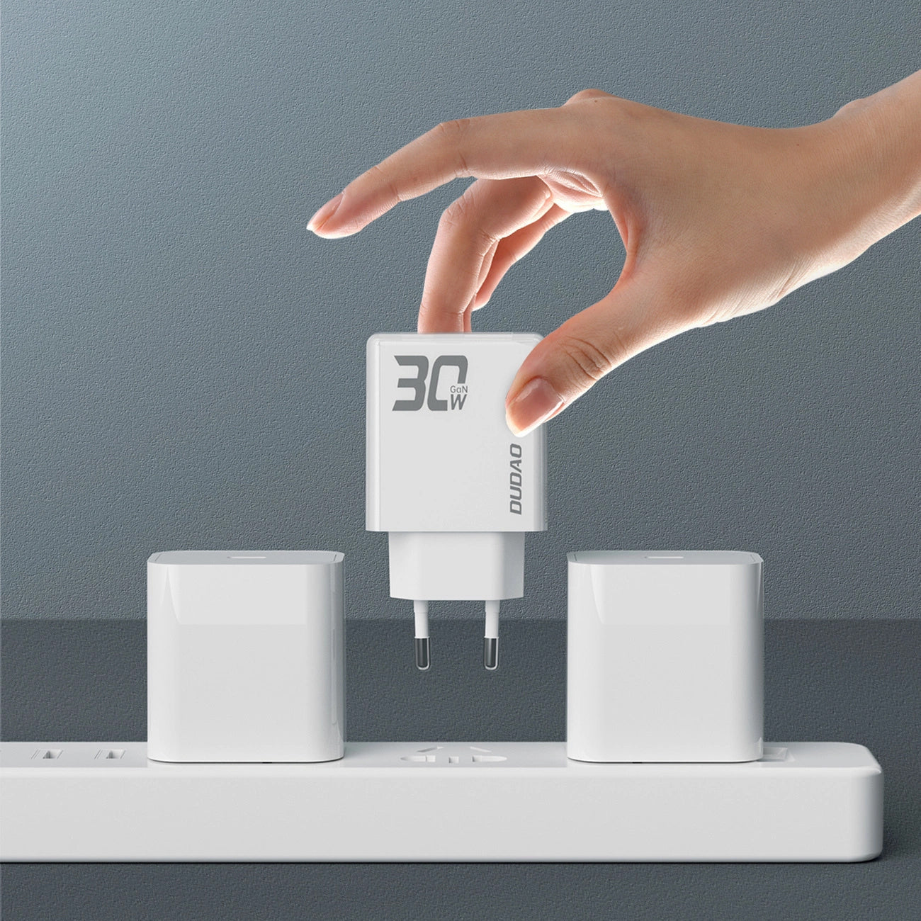 Incarcator Retea Dudao A30EU, 30W, 3A, 1 x USB-A - 1 x USB-C, Alb