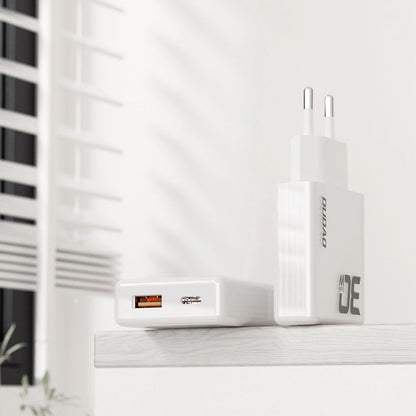 Incarcator Retea Dudao A30EU, 30W, 3A, 1 x USB-A - 1 x USB-C, Alb