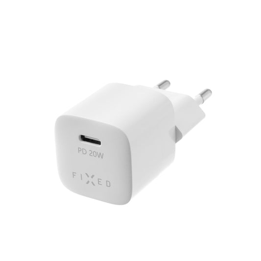 Incarcator Retea Fixed Mini, 20W, 3A, 1 x USB-C, Alb