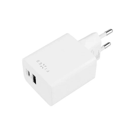 Incarcator Retea Fixed Mini, 45W, 3A, 1 x USB-A - 1 x USB-C, Alb