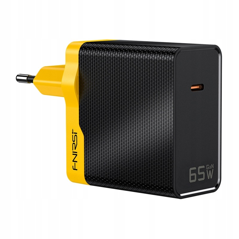 Incarcator Retea Fnirsi, 65W, 3.25A, 1 x USB-C, Negru