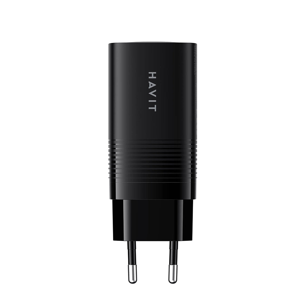 Incarcator Retea HAVIT UC20, 65W, 3A, 1 x USB-A - 2 x USB-C, Negru