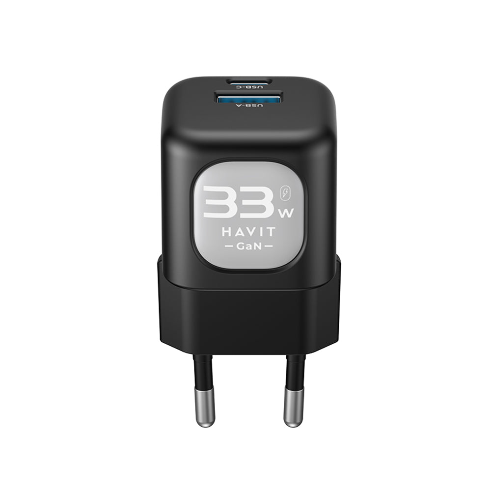 Incarcator Retea HAVIT UC230, 33W, 3A, 1 x USB-A - 1 x USB-C, Roz