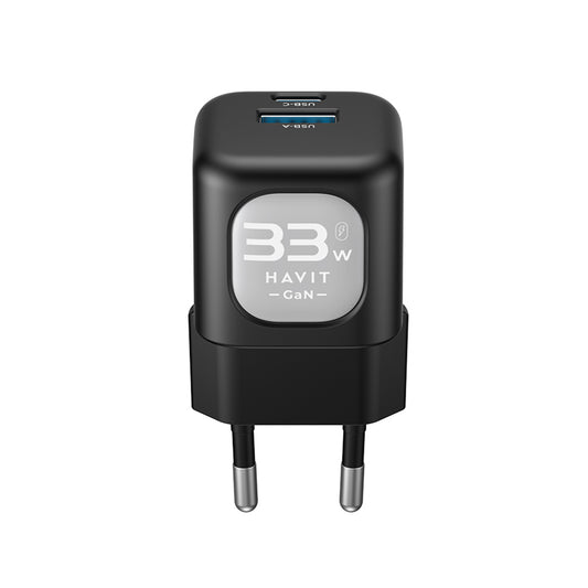 Incarcator Retea HAVIT UC230, 33W, 3A, 1 x USB-A - 1 x USB-C, Roz